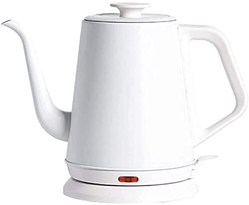 OLOTU Electric Kettle 1L/33.8OZ Electric Kettle, Silent Gooseneck Hot Water Boiler, Tea Kettle with Anti-Slip Base, White Water Kettle Fast