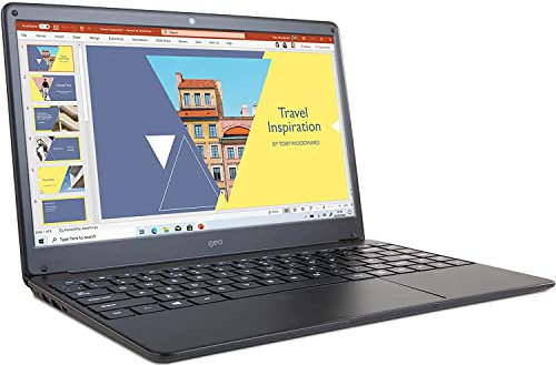 Geo Infinity GeoBook 340 14.1 FHD Laptop Intel Core i3-10110U 8GB RAM 256GB SSD Fingerprint Reader Windows 10 Pro 1 Year Warranty - GE202