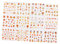 ABOOFAN 2pcs Autumn Nail Stickers 3D Nail Stickers 3D s Harvest Party Art Autumn Art s Decals Women s Women