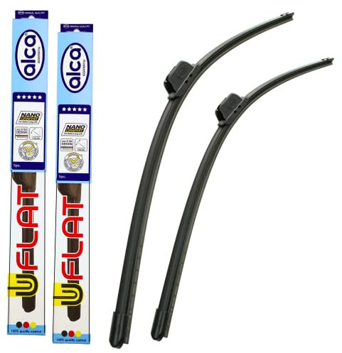 alca Juego de 2 escobillas limpiaparabrisas delanteras para Fiat Doblo 2001-2010 AH 22 pulgadas 18 pulgadas