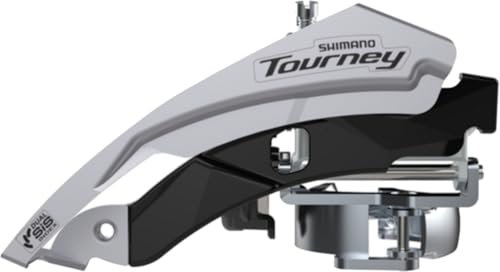 Shimano Tourney FD-TY601-L6 Front Derailleur - 6/7/8-Speed, Triple, Top Swing, Dual Pull, 31.8/34.9mm, 66-69 Chainstay
