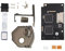 Annadue Optical Drive Simulation Board for Sega DreamCast VA1, Fast Game Reading, Excellent Compatibility, Metal Card Holder, CD ROM Replacement, Translucent Black