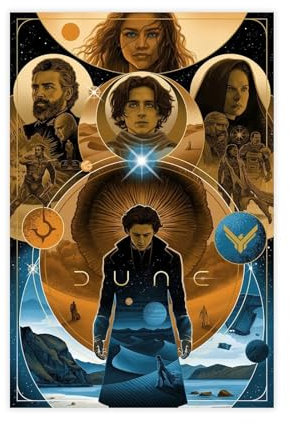 LoueN Dünen-Filmposter (2) Leinwand-Poster, Schlafzimmer-Dekor, Sportlandschaft, Büro, Raumdekoration, Geschenk, ungerahmt, 30 x 45 cm