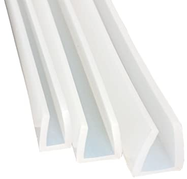 U-channel edge panelling, U rubber sealing strip, Rubber Plastic Bath Shower Screen Seal Strip For 4-6mm Glass Door Curved Straight 16-22mm Gap,10mmx6mmx5m (Color : Transparent, Size : 8mmx22mmx5m)