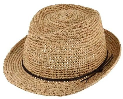 fiebig Trilby Raffia Crochet beige Größe 59