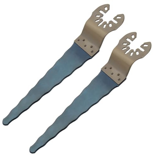 LT Easiyl 2PCS Multi-Tool Insulation Buster Blade Total Length 150mm Cutting Length 101mm Blade Width 17-34mm for Cutting Insulation Board