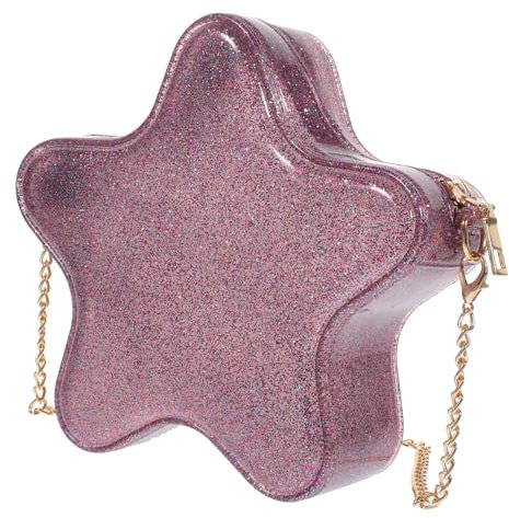 SAFIGLE Stern-geldbörse Für Teenager-mädchen – Bezaubernde Cartoon-umhängetasche Mit Kette Trendige Schultertasche Für Frauen 2024