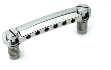 Guyker Tune-O-Matic - Barra de tope de aleación de titanio para guitarra eléctrica de 6 cuerdas estilo LP SG (GS001-TI)