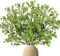 Luabue 6pcs Künstliche Blumen Gypsophila Künstlich Seidenblumen Schleierkraut Künstlich Artificial Blumen für Home Decor Tisch Hochzeit Party Dekoration (Grün)