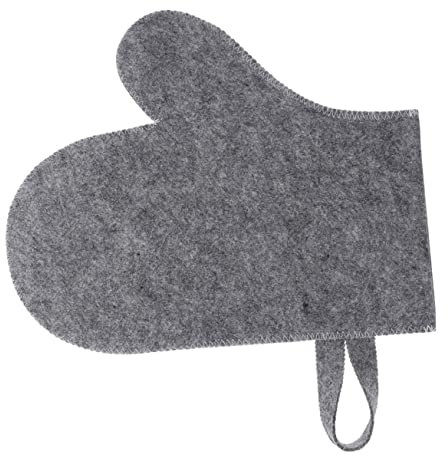OHPHCALL De Sauna Feutre Mitten De Thermique Pour Spa Et Sauna De Bain Confortable Et Pratique Pour Hommes Et Femmes Absorption Eau Et Conception Élégante