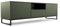 BETTSO - TV Schrank - Fernsehschrank - TV Lowboard - 160cm breit, 48cm hoch - mit 2 Türen, Einer Schublade und offenen Ablage - hohe Metallbeine, Push to Open System - Grün