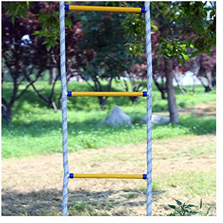 Fire Escape Ladder - 2-6 Story Safety Evacuation Rope Ladder Fast Deployment Reusable for Adults & Kids 420 KG Weight Capacity Ideal for Emergency Training & Climbing