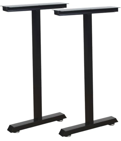 SZITW Pieds de Meubles en métal Robustes pour Tables, projets de Bricolage, Commode, Bar, Table, Bureau, Hauteur 60 cm