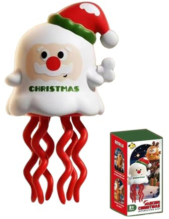 Zopoee Tanzender Spielzeug Für Babys - Weihnachtliches Tintenfisch Baby Spielzeug - Interaktives Sinnespiel Für Frühförderung Mit Aufziehmotor Für Kleinkinder Und Mädchen Für Geburtstag