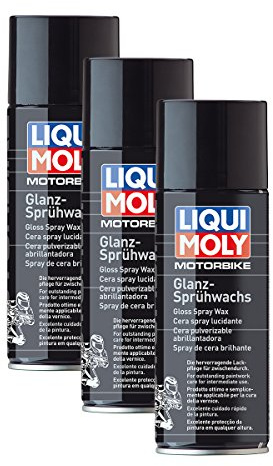 Liqui Moly 3X 3039 Motorbike Glanz-Sprühwachs Reinigungsspray 400 ml