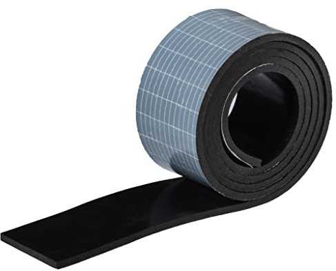 sarian Gummistreifen selbstklebend Stärke 3 mm - NR/SBR viele Größen wählbar 65 Shore einseitige Klebeschicht Klebeband Gummimatte Gummiunterlage Gummi-Matte-Platte Vollgummi Schürfleiste Hartgummi