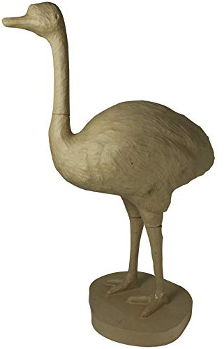Décopatch - Ref XLA33C - Ostrich - Extra Large Papier Mache Object to Decorate - 111 x 71 x 44cm - Decorate with Décopatch Papers & PaperPatch Glue, Glitter, Paints