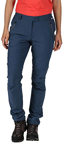 Regatta Ladies Trousers Highton Pantalón Tejido elástico Isotex impermeable Dark Denim