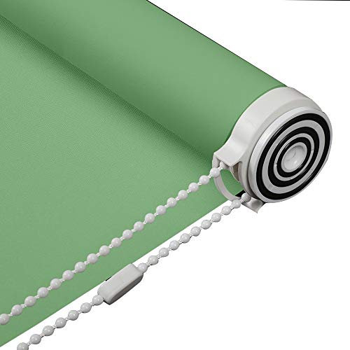 OUPAI Rollos Jalousien Rollos für Schlafzimmer 100% verdunkelter wasserdichter Stoff Fenster Rollos Rollo Thermisch isolierter UV-Schutz, frei Bohren Alle Installationsteile enthalten
