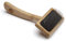 Mikki Bamboo Soft Pin Slicker Brush for Dog, Cat, Puppy, for Medium, Long and Curly Coats, Removes Knots, Tangles, Dead Hair, Handmade from Natural Bamboo, Small
