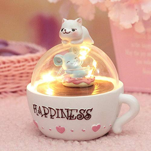 Night Light for Kids Teacup Light Desk Lamp Illusion Lamp Mood Light Children's Lighting Kids Birthday Christmas Gifts