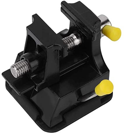 LANTRO JS Mini Schraubstock Klein Multi Schraubstock Tischschraubstock mit Saugfuß Schnitzzange für Werkbank DIY 35mm