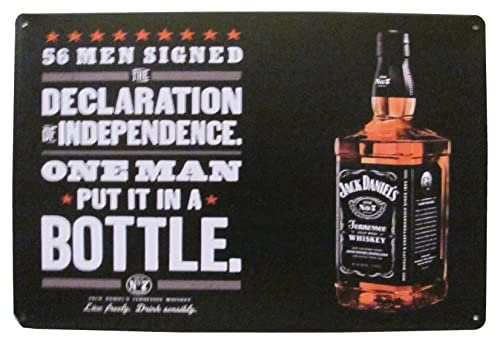 Tennessee Whiskey Jack D a n i e l s - Blechschild 30 x 20 cm - Motiv 12