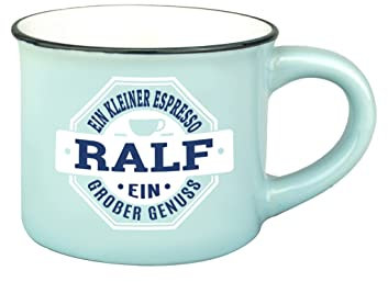 Persönliche Espresso Tasse - Ralf |Steinzeug|50ml|