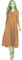 Womens Ladies Plain Jersey Swing Dress Casual Long Sleeve Midi Dress Skater UK Size (Mustard, 16-18)
