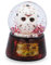 Silver Buffalo Friday The 13th Jason's Mask Mini-Schneekugel mit wirbelndem Glitzer-Display, 7,6 cm, Horrorfilm-Sammelstück, Andenken
