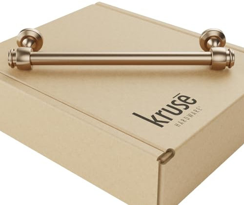 Kruse Hardware 31093 Milano Tür- und Schubladenzug, 15,2 cm, Mitte zu Mitte, Champagner-Bronze, 10 Stück