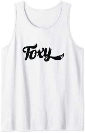 Foxy Grafik mit Fuchsschwanz, Sexy Savage Tank Top