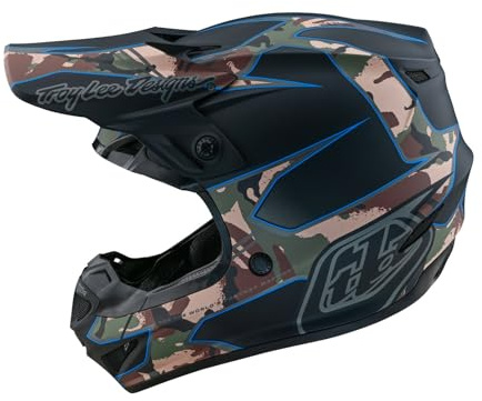 Troy Lee Designs Motocross-Helm SE4 Polyacrylite MIPS Schwarz Gr. M