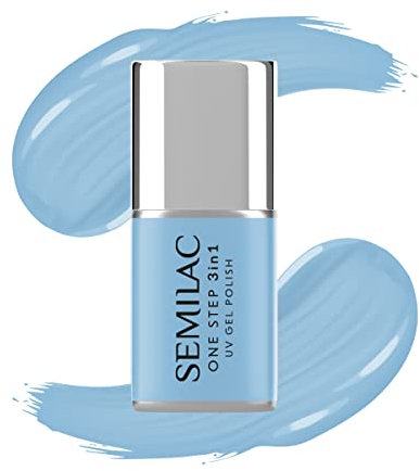 Semilac One Step 3in1 UV Nagellack S810 Baby Blue 7ml