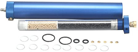 Dawafit PCP Scuba Air Compressor High Pressure Moisture Filter Oil-Water Separator Hand Pump 40Mpa Blue