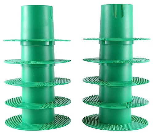 VENYAA (10 Stück) Sprinklerkopfschutz ABS Sprinkler Kopfschutz Sprinkler Donut Rasensprenger Guard, Kunststoff Donuts für Sprinklerköpfe