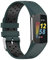 Maucoray Silicone Soft Breathable Watch Band Compatible for Fitbit Charge 6/Charge 5 Strap, Replacement Accessories Adjustable Wristband (Army Green/Black)