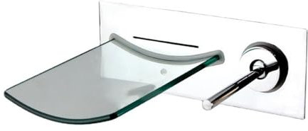 Miscelatore Lavabo Bagno A Muro Rubinetto Lavabo Cascata Miscelatore Lavabo Bagno Rubinetto Lavello Bagno Acqua Calda E Fredda Tutto In Rame Installazione A 2 Fori,cromo
