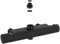 Nes Home Modern Round Matte Black Exposed Thermostatic Shower Mixer Bar Valve