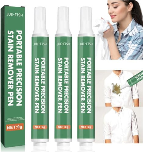 3PCS Immediate Stain Remover Pen,Stain Removing Bleach Pen,Stain Remover for Clothes,Oil Stain Remover Clothes,Stain Remover Wipes,Ink Stain Remover,Bleach Pen,Coffee Stain Remover