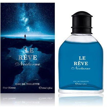 DMC Le Reve Herrenduft Äquivalent Kompatibel und Inspiriert von La Nuit De L'Homme, Langanhaltendes und Widerstandsfähiges Männerparfum, Beständige Duftnote Ähnlich dem Original 100ML EDT