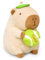shownicer Plüschtier Capybara Kuscheltier Stofftier Kawaii Capybara Plüsch Kissen Spielzeug Wurfkissen Geschenk für Kinder Mädchen 3+ Jahre (Tennis, 25cm)