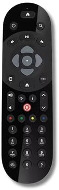 UNIREMOTE Ersatz-Fernbedienung für Sky Q ohne Sprache, kompatibel mit allen Sky Q Box, Sky Q TV Box, Sky Q Mini Box und Sky Q Silver Box, keine Sprachfernbedienung