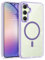 BENTOBEN Cover Magnetica per Samsung A54, Compatibile con MagSafe, Glitter e Antimpronta Custodia, Sottile TPU Silicone Antigraffio Antiurto Custodia per Samsung A54 5G, Viola