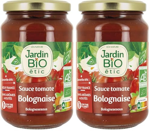 Jardin BiO étic - Sauce Bolognaise au Boeuf, 350g (Lot de 2)