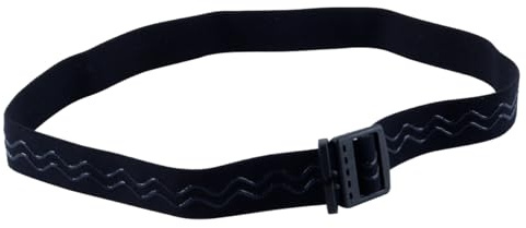 Gorise Flexibles Stirnlampenband, Ersatz-Stirnlampenband in Schwarz, passend für die meisten Stirnlampen, rutschfestes Silikondesign, für Outdoor-Aktivitäten