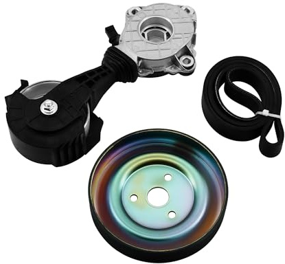 GLOCRORET Tendicinghia a serpentina tendicinghia folle e puleggia per pompa dell'acqua, adatto per Mini Cooper, Cooper Paceman, Cooper Countryman 1.6L 2.0L L4/1.5L L3, sostituisce 11287598833