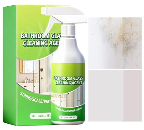 Ihdjasg Duschreiniger Spray - 120ml Anti-Beschlag Mehrzweck Haushaltsbedarf | Reinigungsspray - Für Badewanne Toilette Keramik Boden Wand Waschbecken Küche Wohnmobile Und Sanitäranlagen