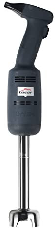 LACOR 69722 Batidora de Mano Brisk, Trituradora Profesional, Brazos Intercambiables, Mango Ergonómico, 220W, Negro, 16 cm