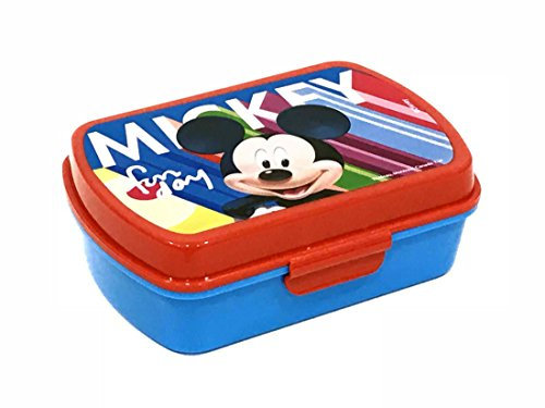 Kids MK18001 – Topolino Portapranzo, Portamerenda, Pvc, Bambino Multicolore